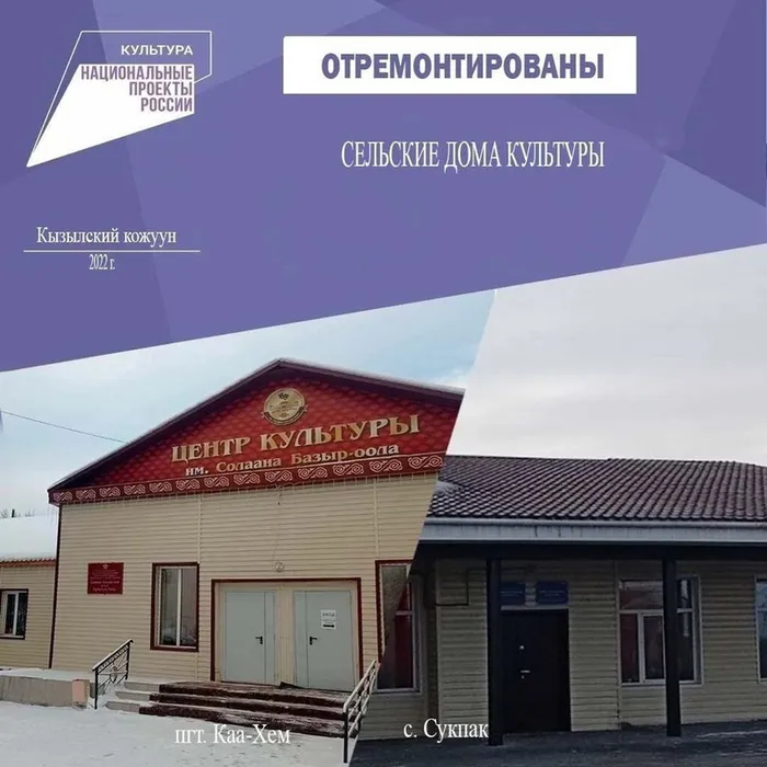Нацпроекта "Культура"