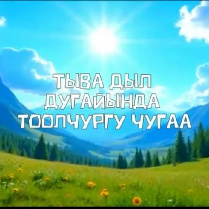 "Тыва дыл дугайында тоолчургу чугаа"