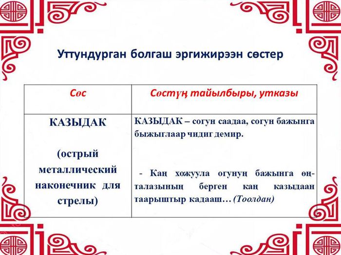 казыдак